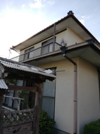 瓦屋根　現地調査